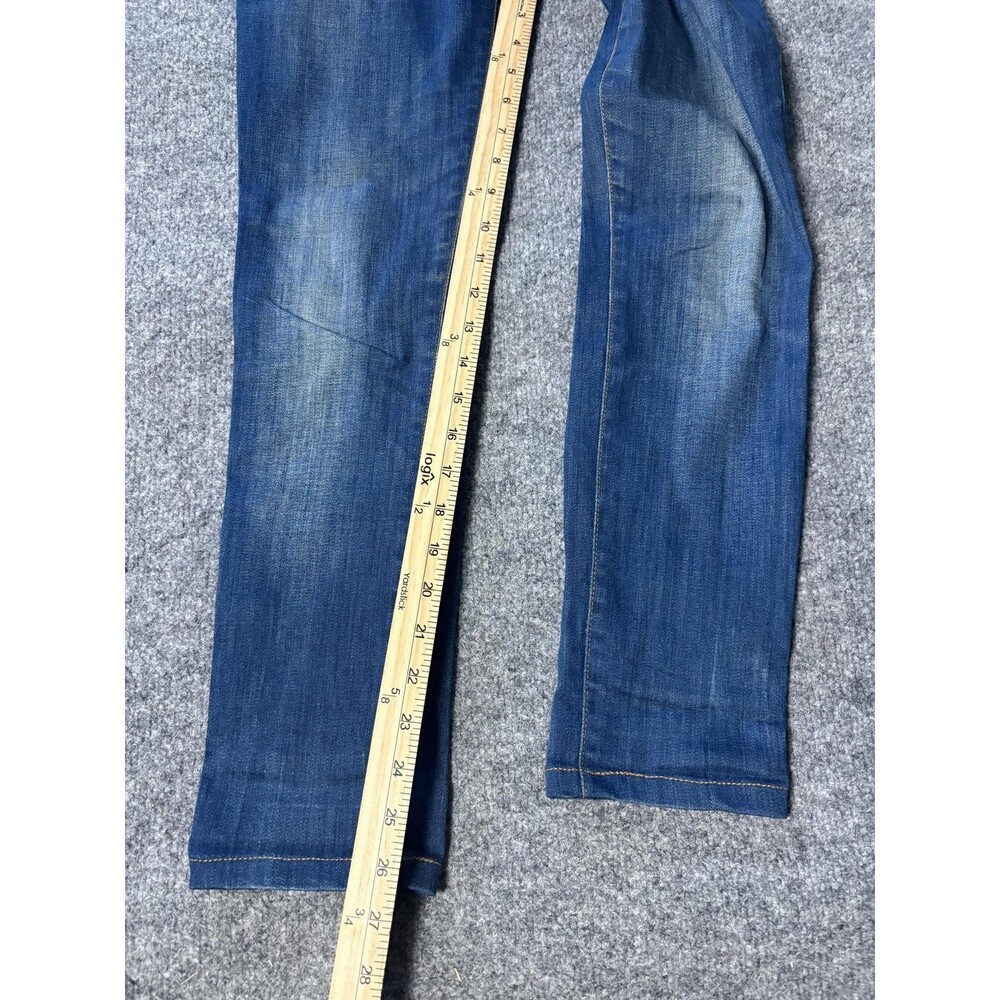 Comptoir Des Cotonniers Jeans Womens 36 28x26 Blue Slim Straight Stretch Denim - Picture 2 of 7